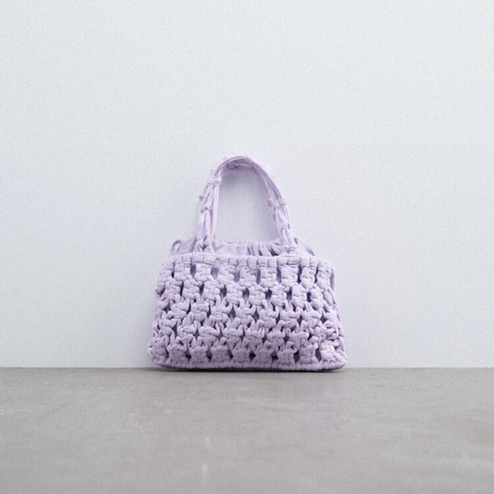Zara small woven hand bag